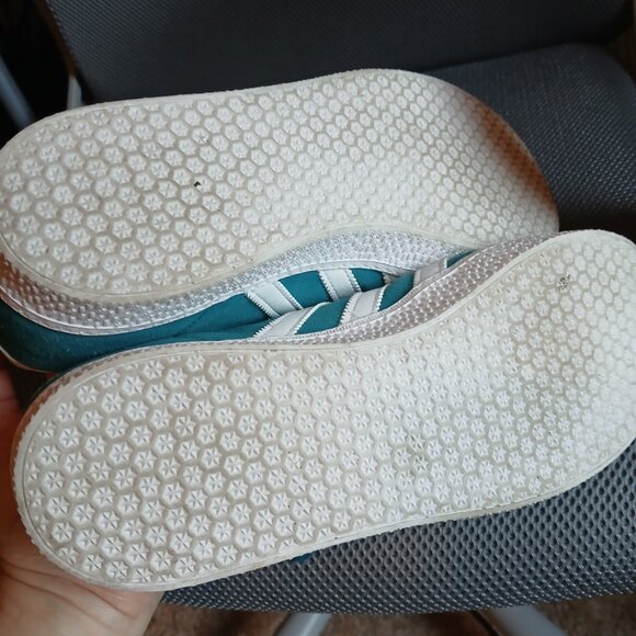 Women's Adidas Gazelle 8 Sneakers Mens/Youth 6 - Beautiful Teal Color - Picture 4 of 8